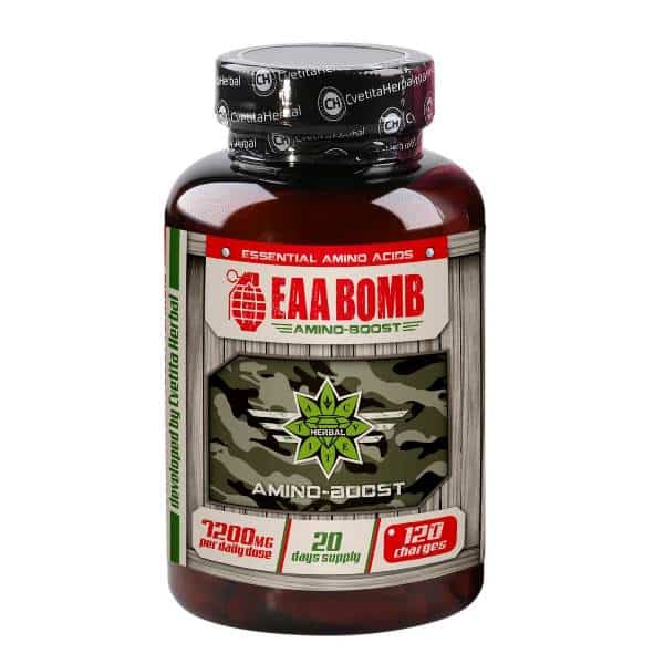 Military EAA Bomb - Essential Amino Acids - 120 tablets x 1200 mg