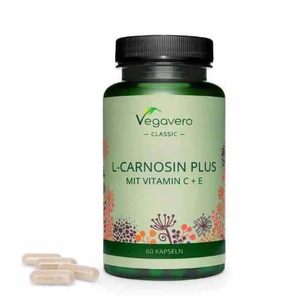 L-Carnosine Plus Vitamin C+E x60 capsules