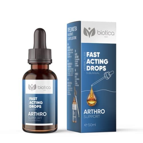 Arthro Support Sublingual Drops 50 ml Biotica – herbal joint and mobility support liquid supplement