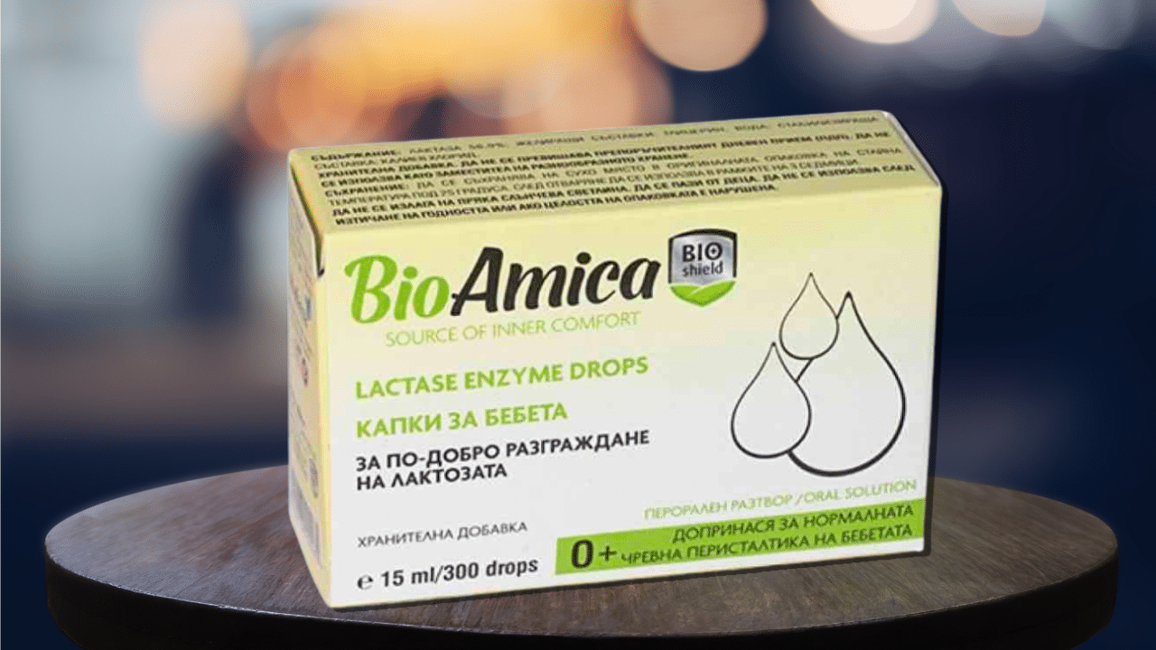 BioAmica Lactase Enzyme Drops for babies against colic