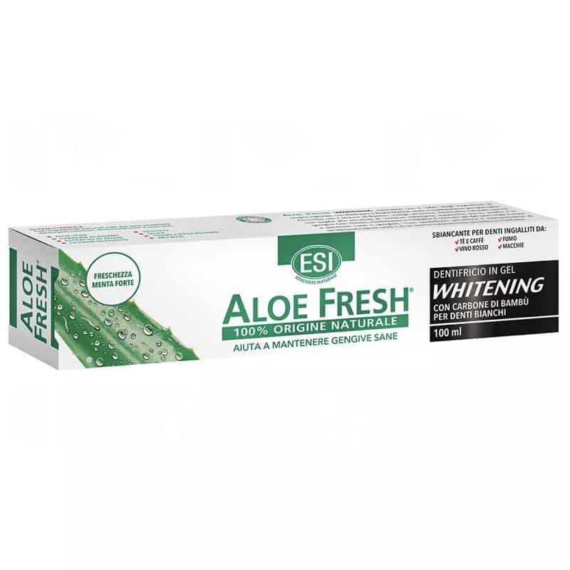 Esi Aloe Fresh Toothpaste Gel With Bamboo Charcoal Whitening 100 ml