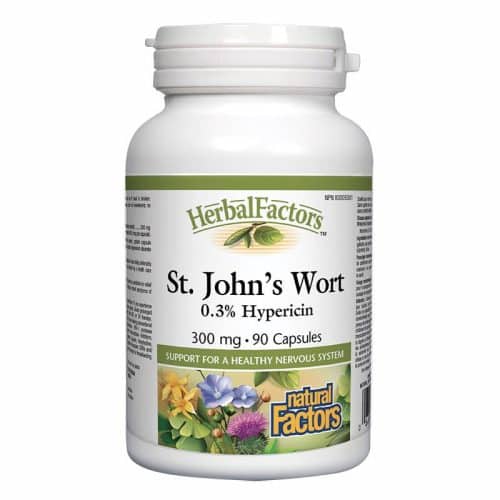 Natural Factors St. John`s Wort 300 mg 90 caps