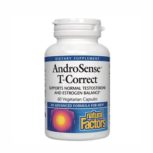 Natural Factors AndroSense T-Correct 60 Capsules men’s hormone balance supplement