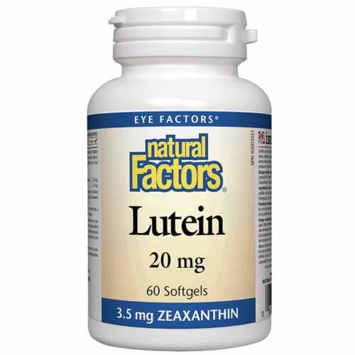 Natural Factors Lutein 20 mg 60 capsules