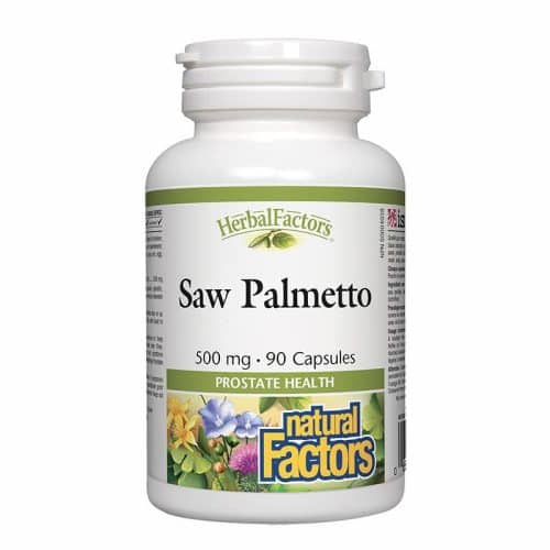 Natural Factors Saw Palmetto 500 mg 90 capsules
