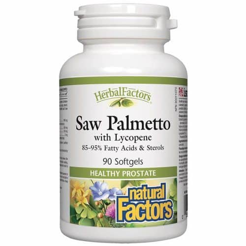 Natural Factors Saw Palmetto with Lycopene 90 capsules