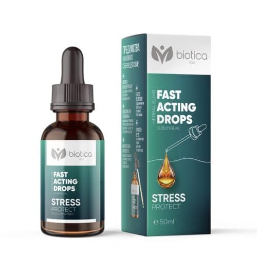 Stress Protect Sublingual Drops 50 ml Biotica – herbal stress and nervous system support liquid supplement
